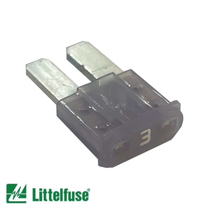 0327003.UXS Littelfuse MICRO2 Blade Fuse 3 Amp (FB2M.3) Pack of 50